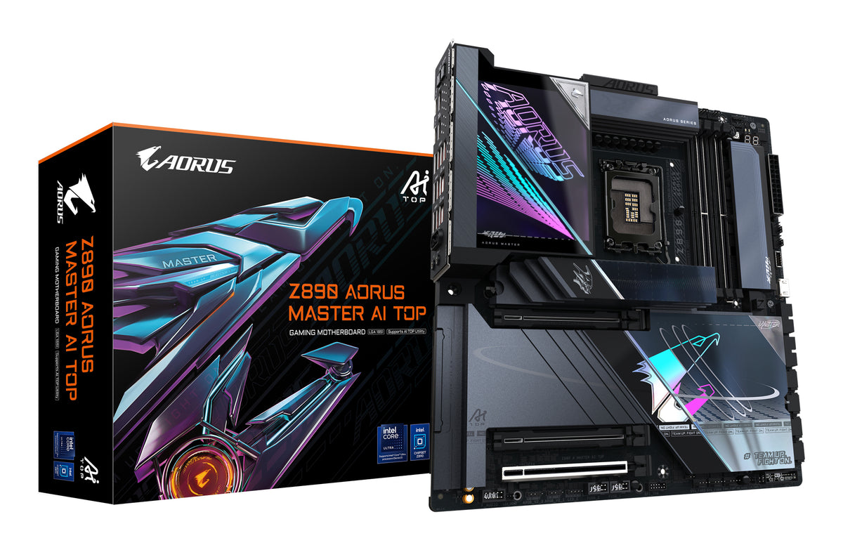 GIGABYTE Z890 AORUS MASTER AI TOP Intel Z890 LGA 1851 (Socket V1) ATX extensível