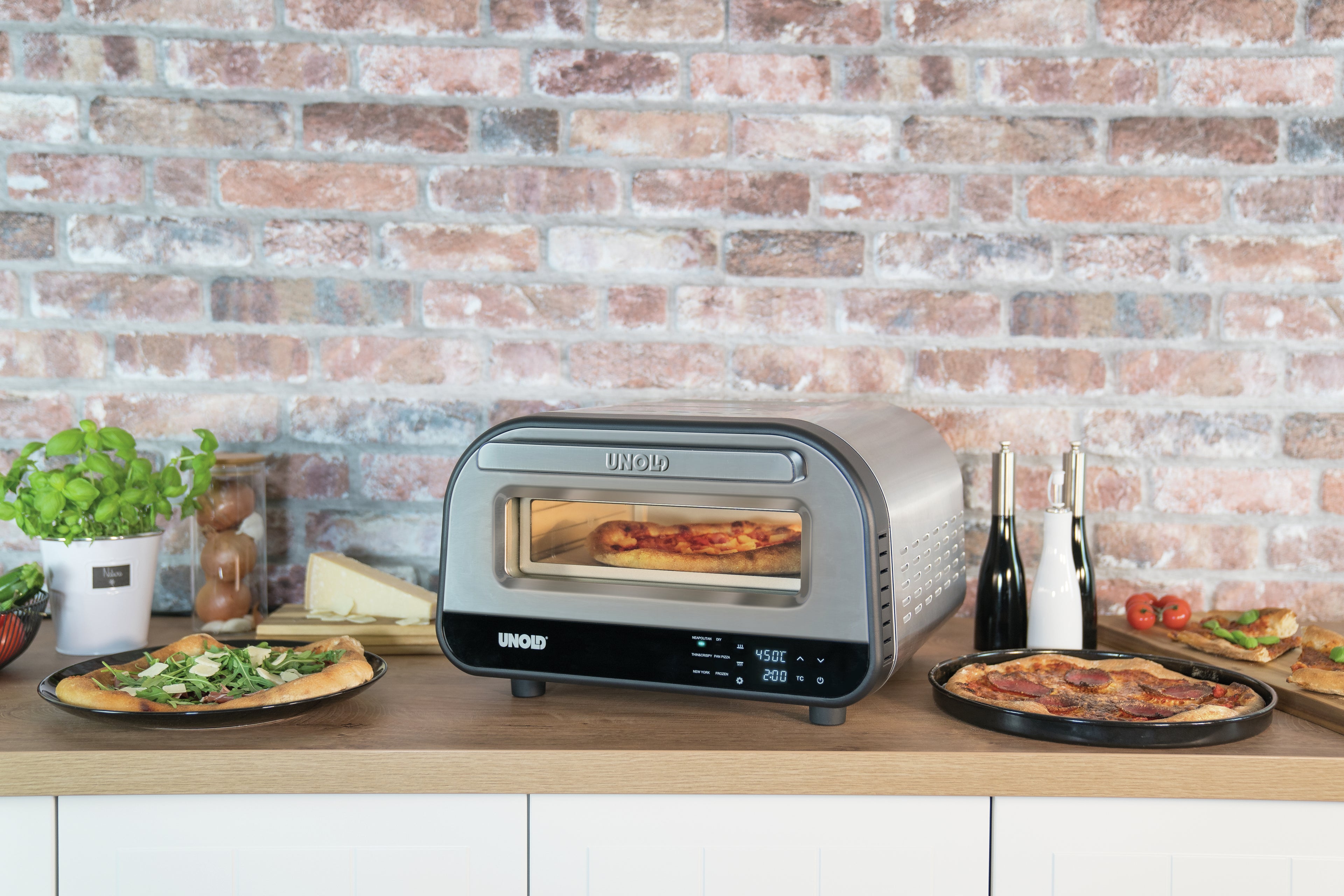Unold 68816 Machine et four à pizzas 1 pizza(s) 1700 W Argent