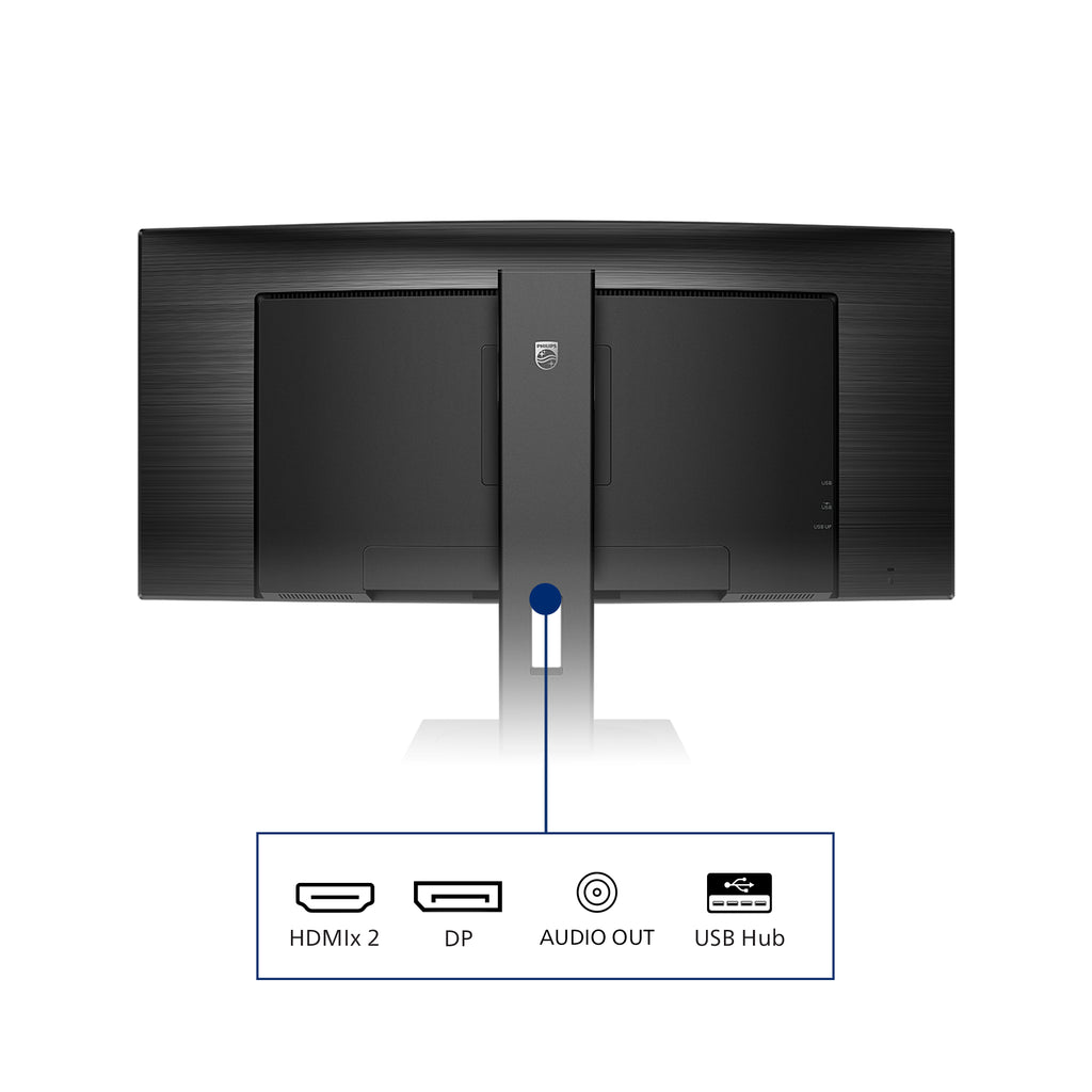 Philips B Line 345B1C/00 écran plat de PC 86,4 cm (34") 3440 x 1440 pixels Quad HD LCD Noir