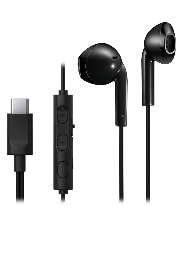 JVC HA-FR17UC Casques Avec fil Ecouteurs Appels/Musique USB Type-C Noir