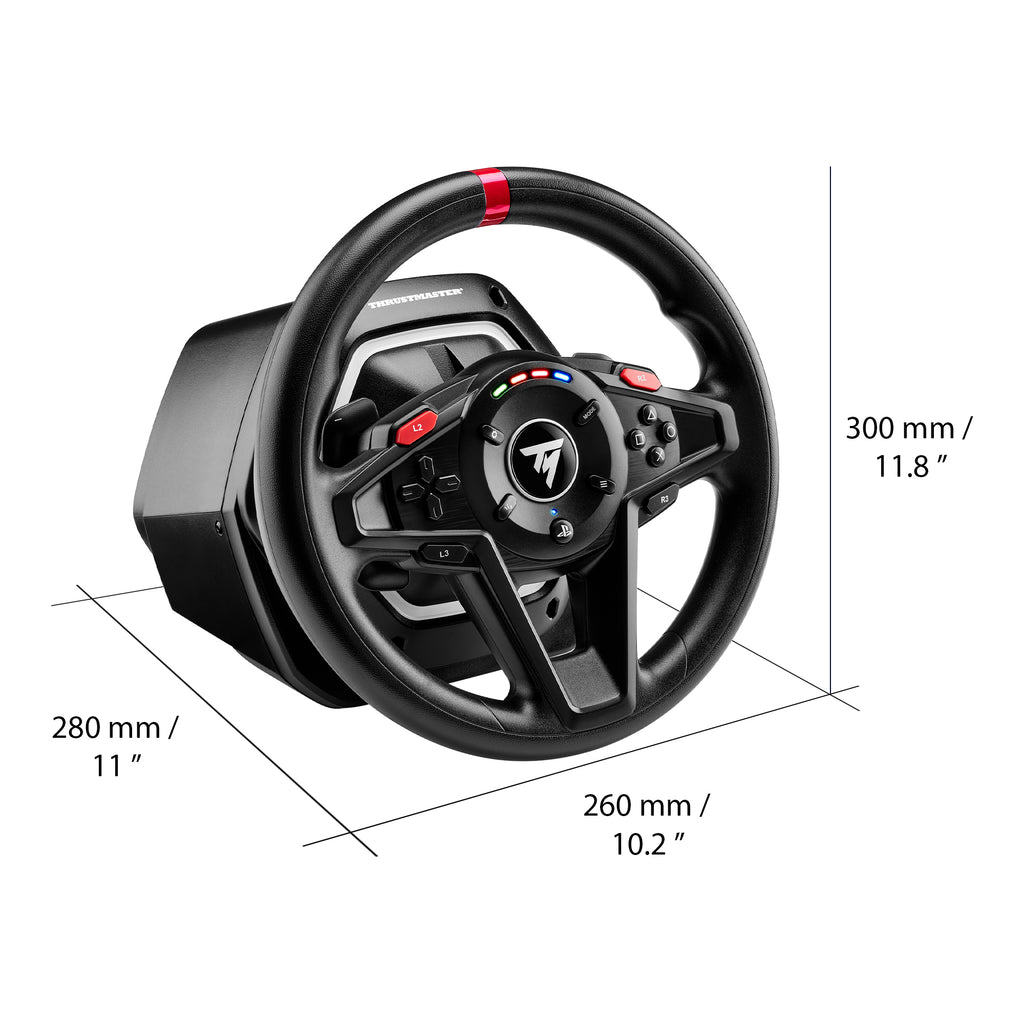 Thrustmaster T128 Volant et Pédalier Analogique USB Noir pour PC, PlayStation 4 et PlayStation 5