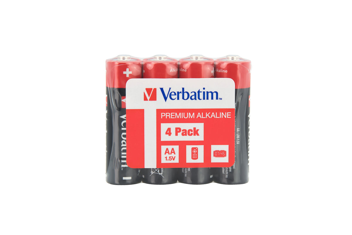 Verbatim Piles AA Alcalines à Usage Unique