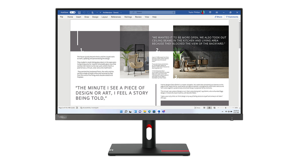 Lenovo ThinkVision S27i-30 écran plat de PC 68,6 cm (27") 1920 x 1080 pixels Full HD LED Gris