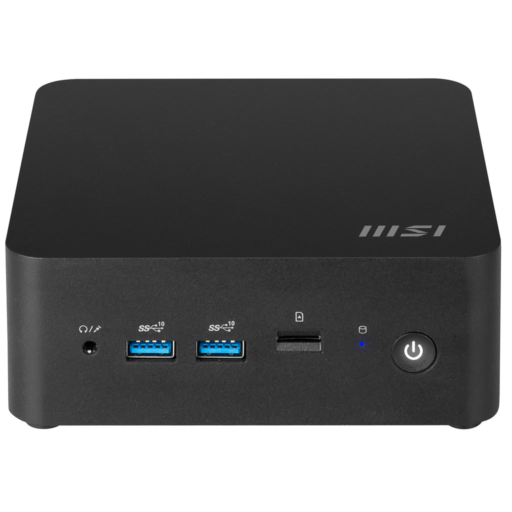 MSI Cubi NUC 1MG-002EU Intel Core 5 120U 8 Go DDR5-SDRAM 512 Go SSD Windows 11 Pro Mini PC Noir