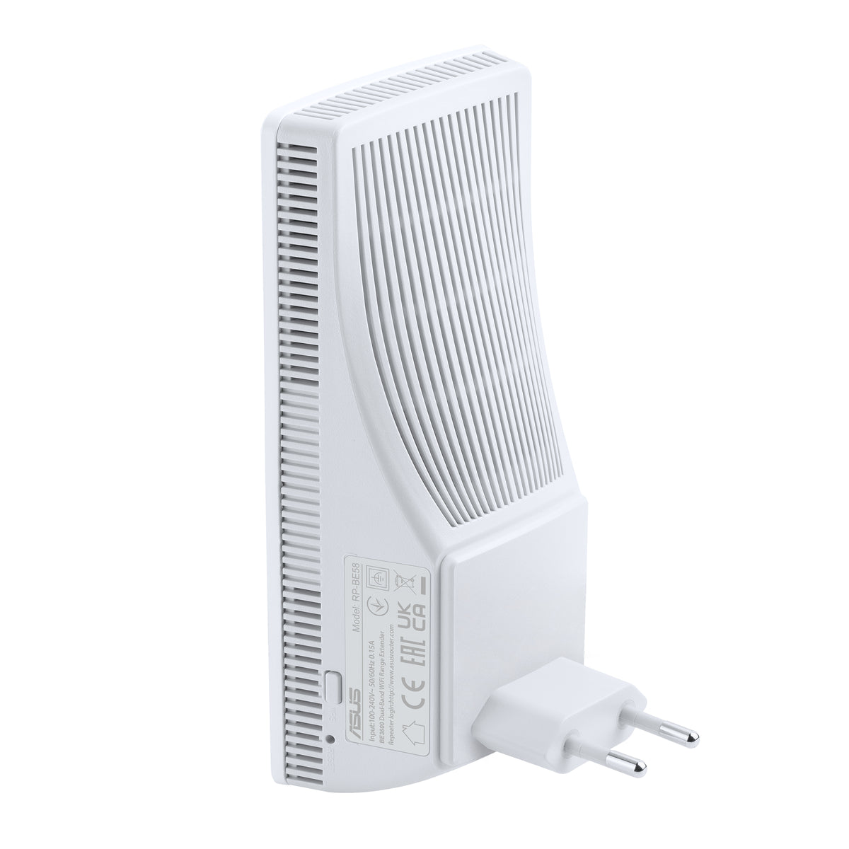 ASUS RP-BE58 Répéteur Wi-Fi 7 Bi-bande 2,4 GHz / 5 GHz, Blanc