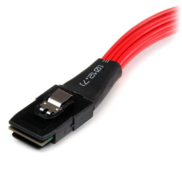 StarTech.com Câble inversé SFF-8087 vers 4 SATA 50 cm - Mini SAS interne vers SATA - vue 2