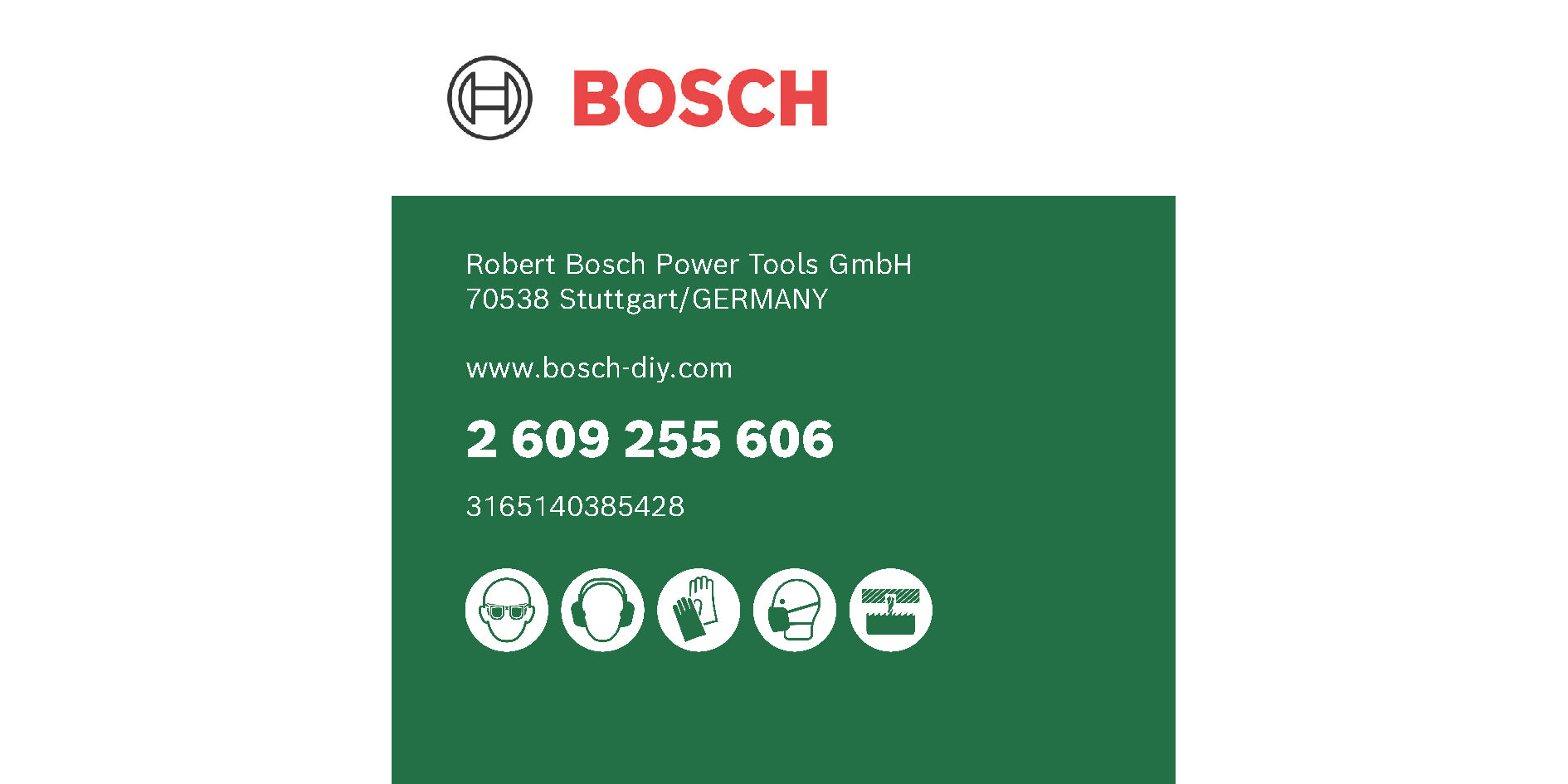 Bosch Bosch 2 609 255 606 scie de forage