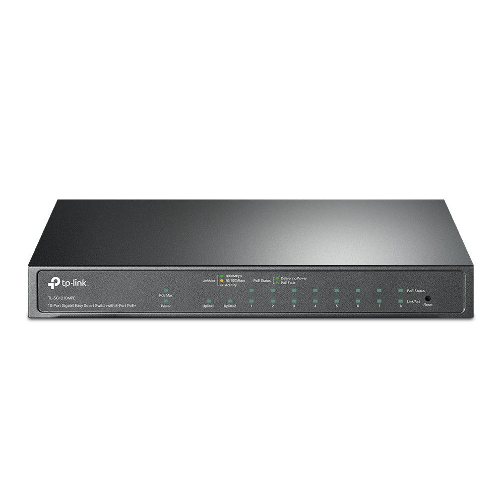 TP-Link TL-SG1210MPE commutateur réseau Géré L2 Gigabit Ethernet (10/100/1000) Connexion Ethernet, supportant l'alimenta