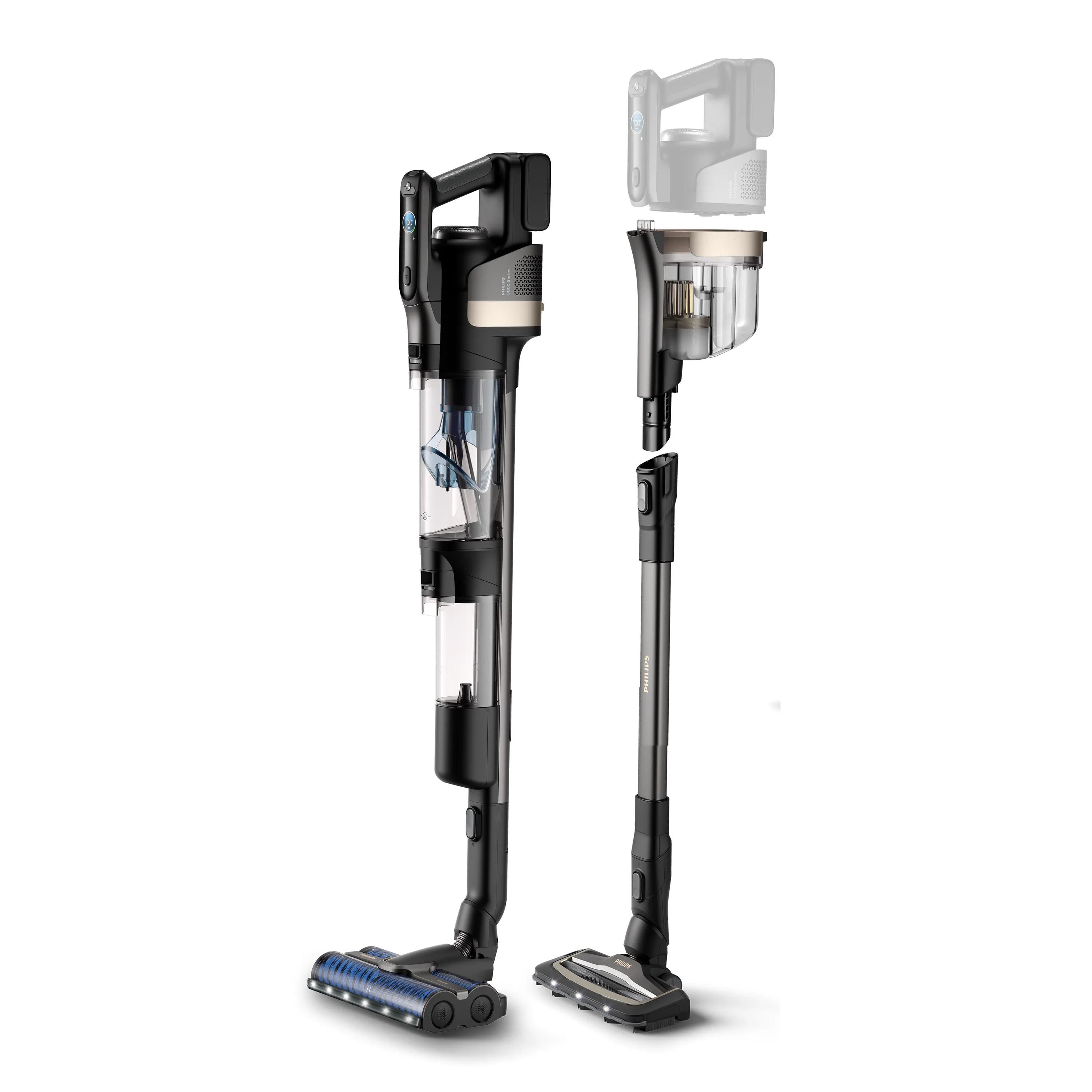 Philips 9000 Series AquaTrio sans fil Vacuum & Wash série 9000