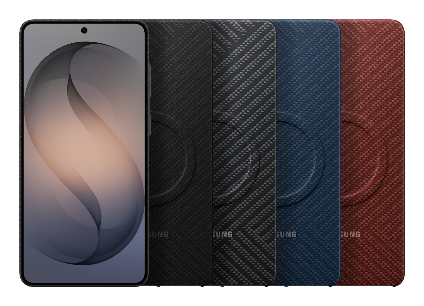 Samsung M2 Carbon Magnet Coralred coque de protection pour téléphones portables 17 cm (6.7") Housse Rouge
