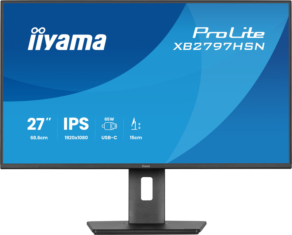 iiyama ProLite XB2797HSN-B1 écran plat de PC 68,6 cm (27") 1920 x 1080 pixels Full HD LCD Noir