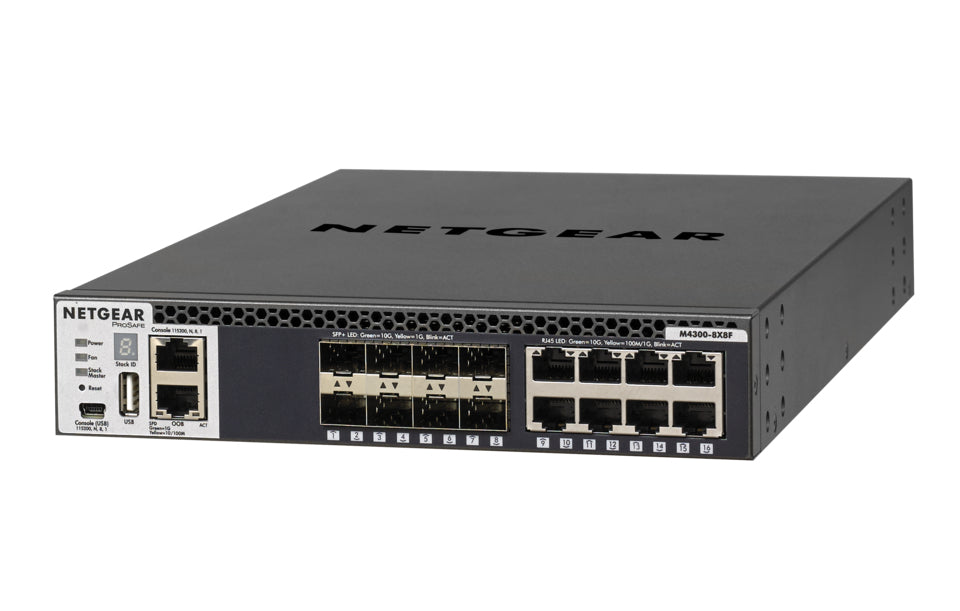 NETGEAR XSM4316S Géré L3 10G Ethernet (100/1000/10000) 1U Noir - vue 2