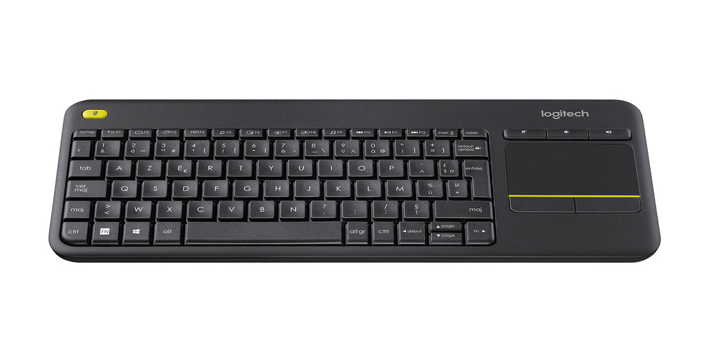 Logitech K400 Plus Clavier Sans Fil avec Pavé Tactile, Disposition Française