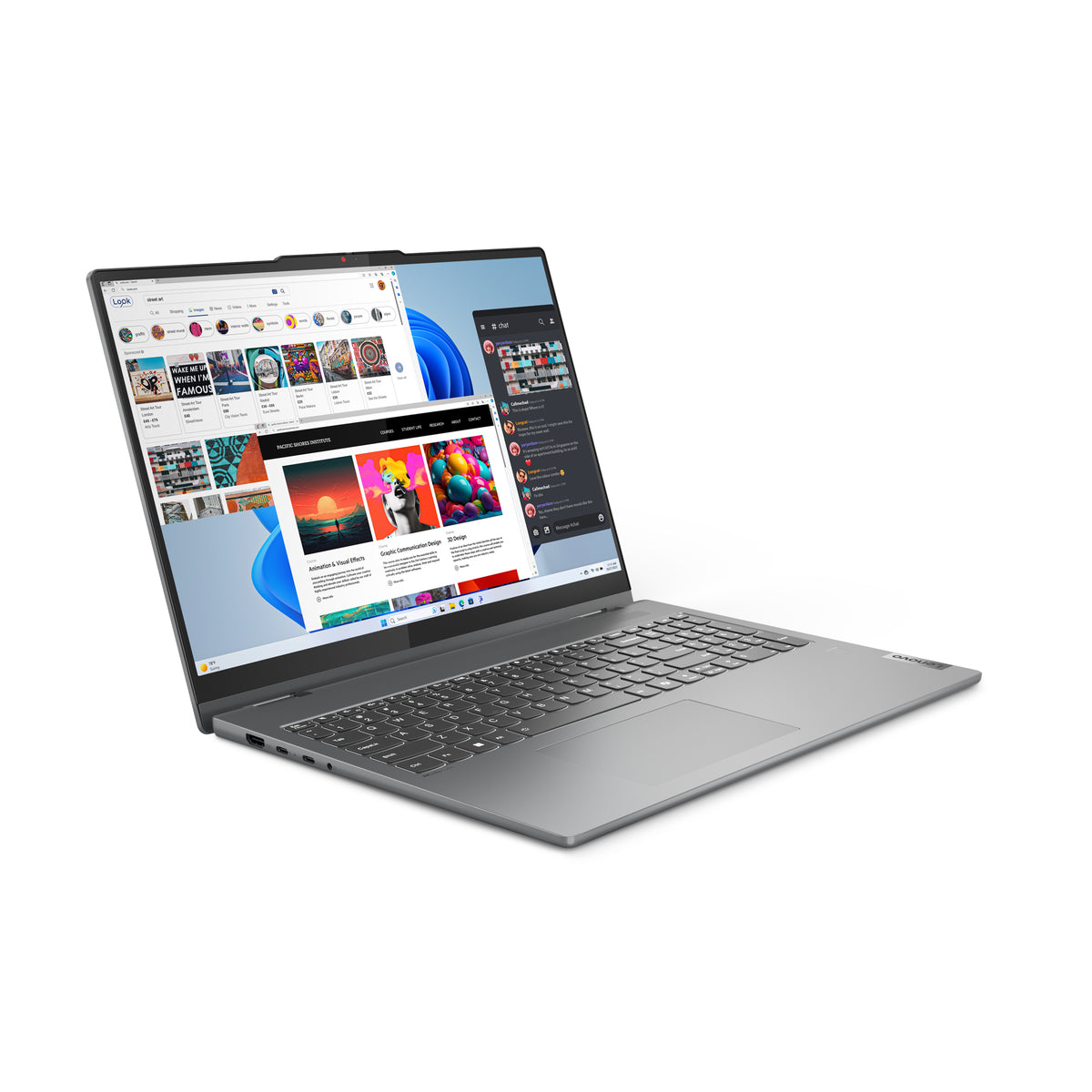 Lenovo IdeaPad 5 2-in-1 16IRU9 Intel Core 7 150U Hybride (2-en-1) 40,6 cm (16") Écran tactile WUXGA 16 Go LPDDR5x-SDRAM 