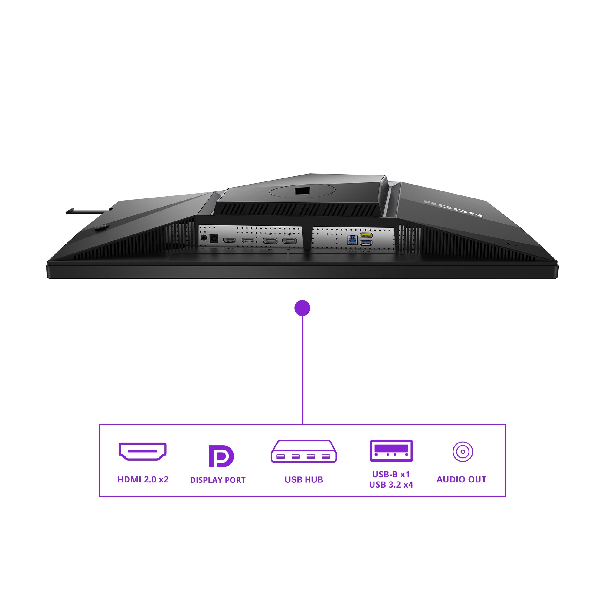 AOC G2 AG276FK écran plat de PC 68,6 cm (27") 1920 x 1080 pixels Full HD LED Noir, Gris