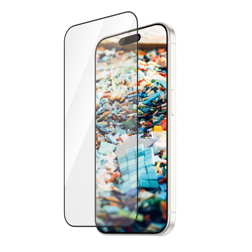 PanzerGlass ® Re:fresh Screen Protector iPhone 15 Pro | Ultra-Wide Fit w. EasyAligner Protection d'écran transparent Apple 1 pièce(s)