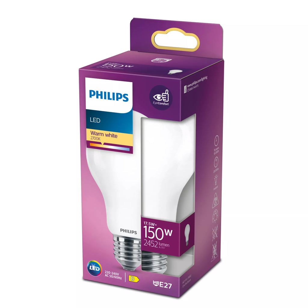 Philips Ampoule dépolie à filament 150 W A67 E27