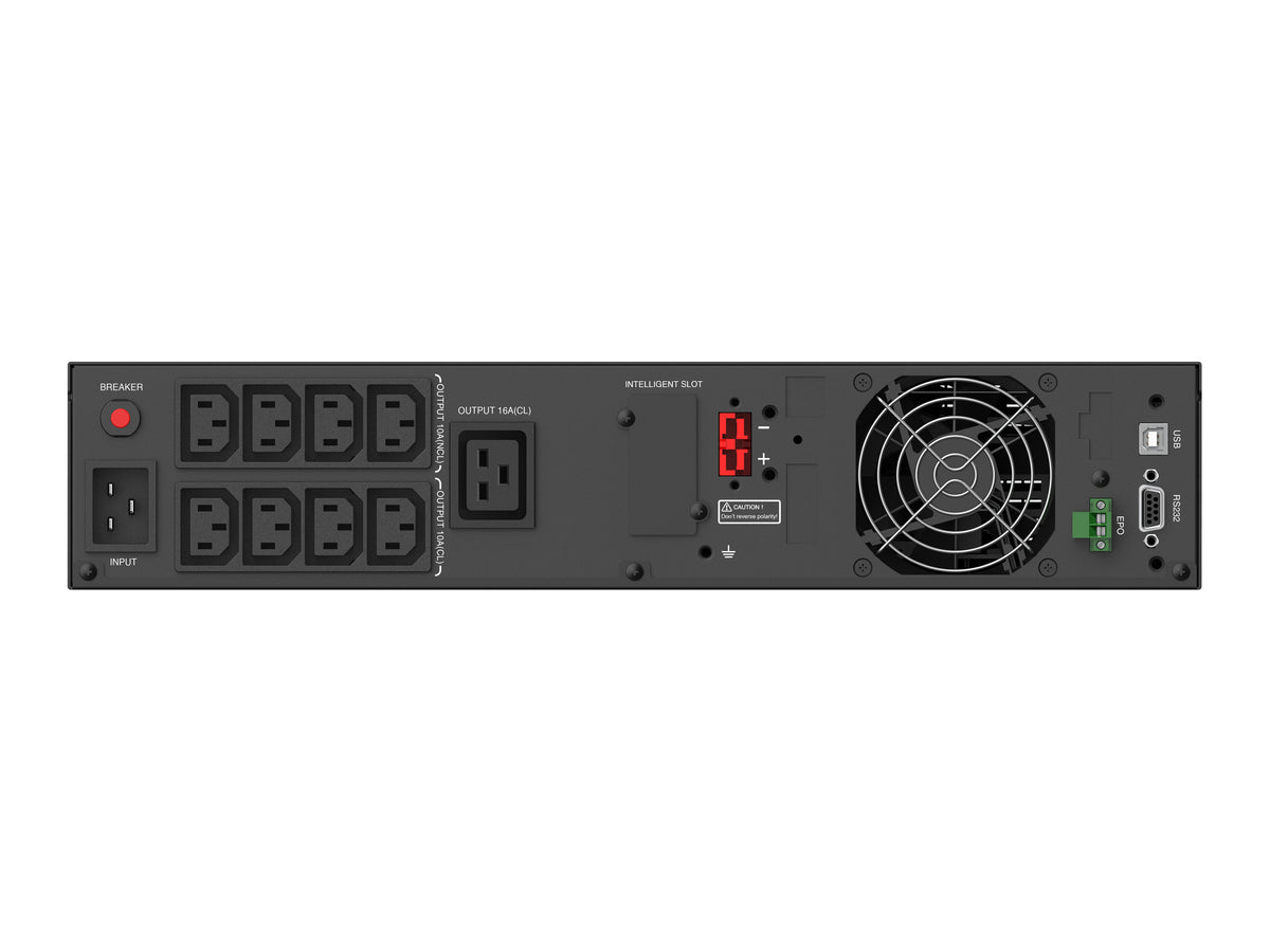 Conceptronic ZEUS51E3K Onduleur Double-conversion En Ligne 3 kVA 3000 W 9 Sorties CA