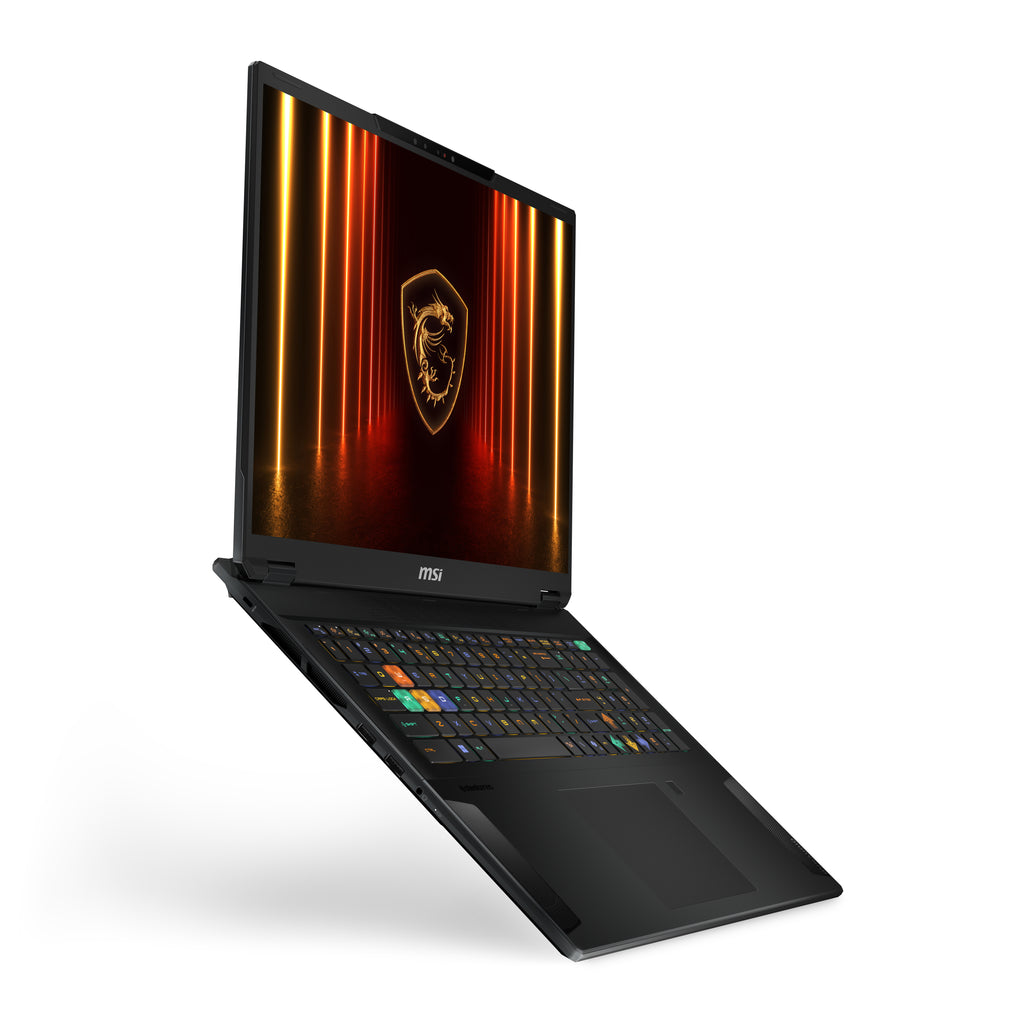 MSI Stealth 18 HX AI A2XWIG-042 Intel Core Ultra 9 275HX Ordinateur portable 45,7 cm (18") UHD+ 64 Go DDR5-SDRAM 2 To SSD NVIDIA GeForce RTX 5080 Wi-Fi 7 (802.11be) Windows 11 Pro Noir - vue 6