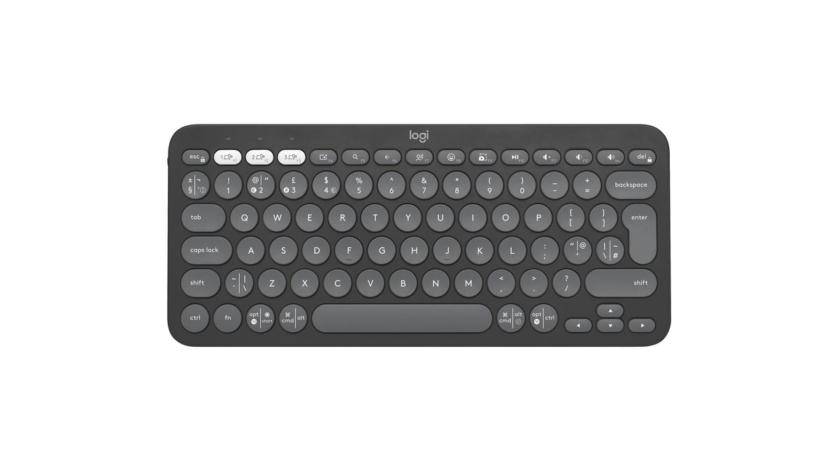 Logitech Pebble Keys 2 K380s Tastatur Saks Trådløs UK