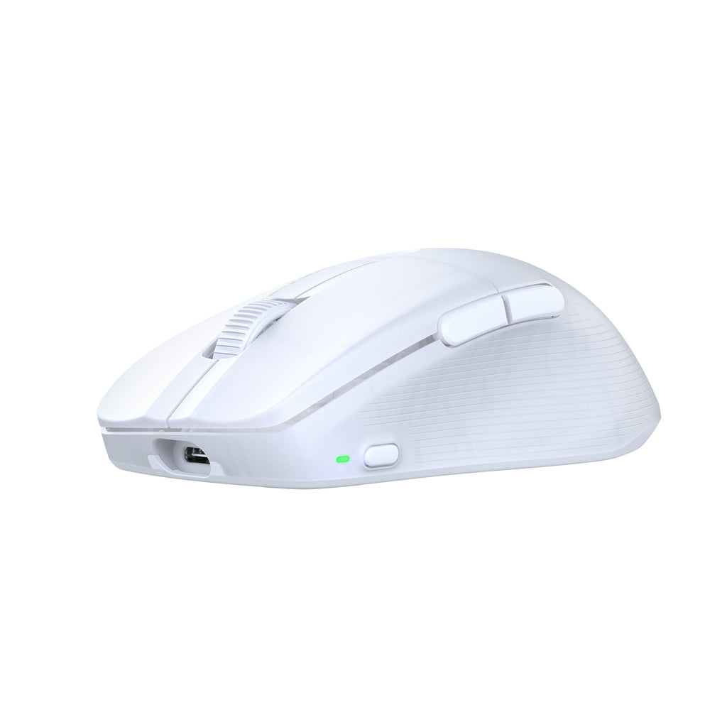 Turtle Beach Pure Air - Souris de gaming RGB ergonomique sans fil ultra-légère, capteur optique 26 000 PPP, batterie 125h, interrupteurs optiques TITAN, Bluetooth, éclairage RGB - Blanc - vue 2