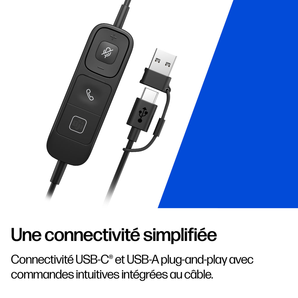 HP Poly Micro-casque filaire USB monaural Mission 415
