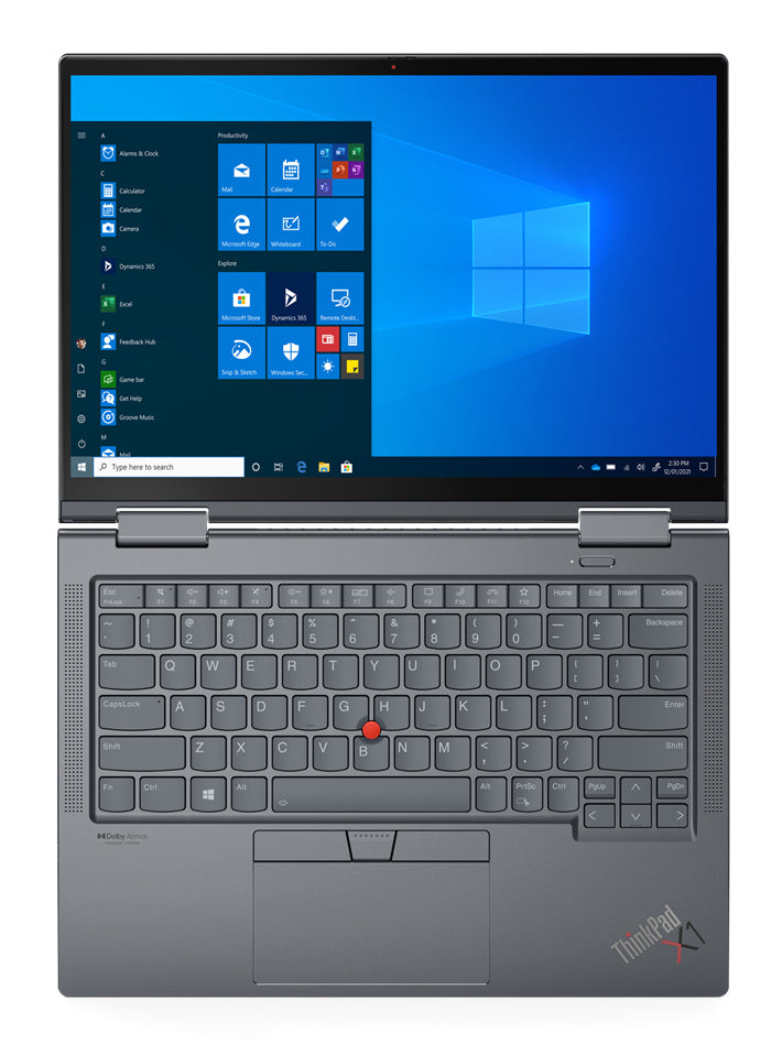 T1A Lenovo X1 Yoga 6th Gen Refurbished Intel® Core™ i5 i5-1145G7 Hybride (2-en-1) 35,6 cm (14") Écran tactile WUXGA 32 Go LPDDR4x-SDRAM 512 Go SSD Wi-Fi 6 (802.11ax) Windows 11 Pro Gris