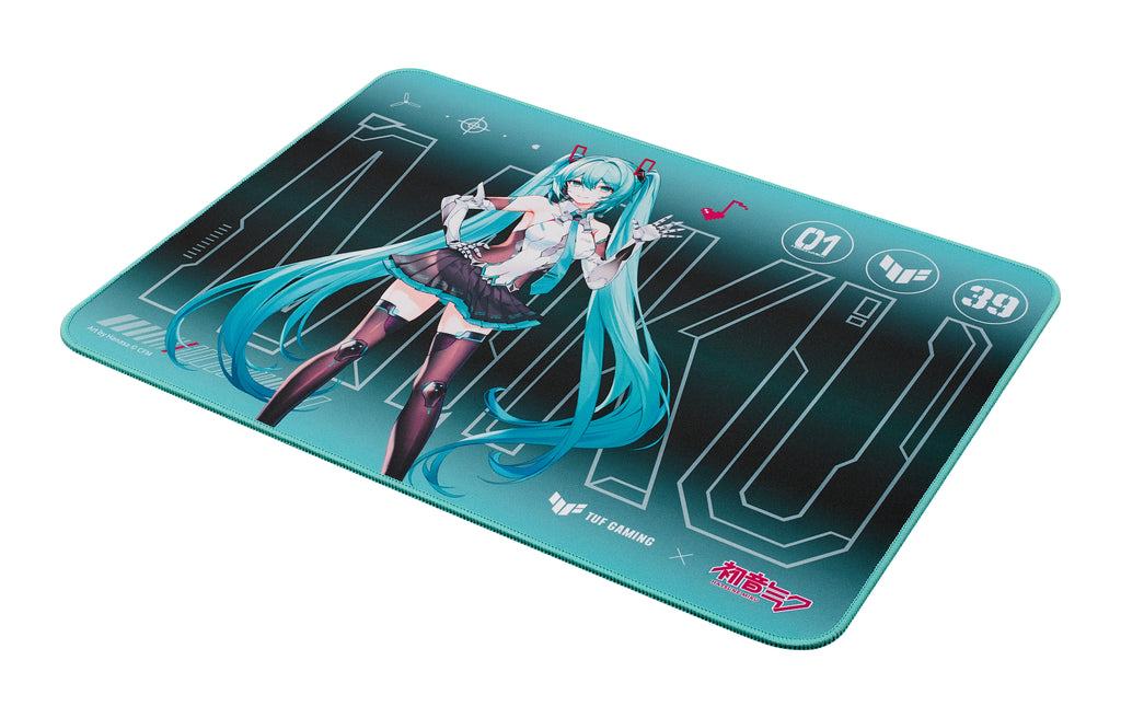 ASUS TUF Gaming P1 Hatsune Miku Edition Tapis de souris de jeu Turquoise