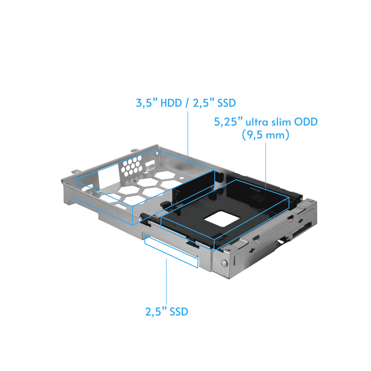 Chieftec BE-10B-300 unité centrale Small Form Factor (SFF) Noir 300 W