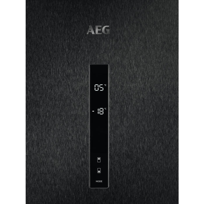 AEG RCS736DXMB Réfrigérateur Combiné Pose Libre 367 L, Noir