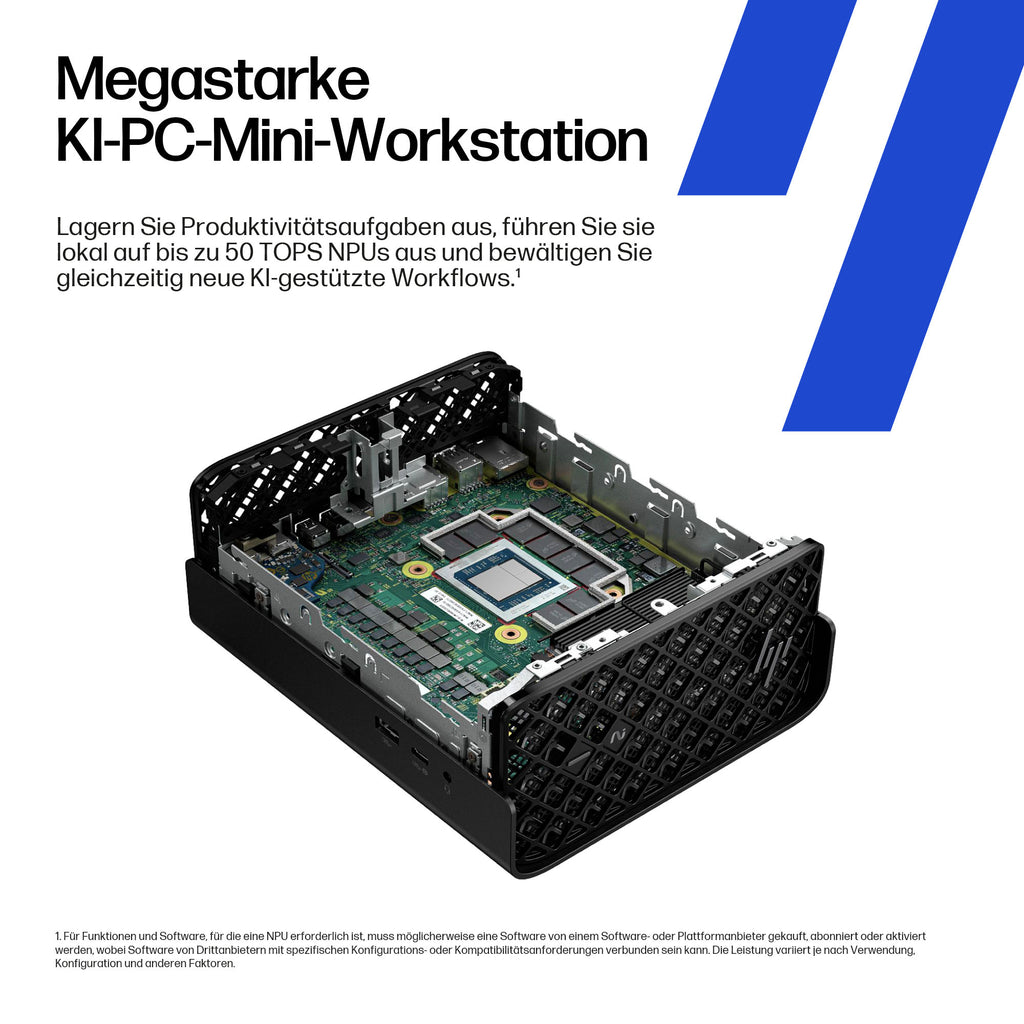 HP Workstation Z2 G1a Mini Ryzen AI Max+ Pro 395 128GB 2TB AMD Radeon 8060S Windows 11 Pro
