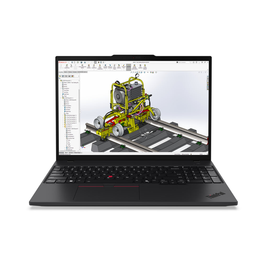 Lenovo ThinkPad P16s Gen 4 (AMD) Copilot+ PC AMD Ryzen AI 9 HX PRO 370 Station de travail mobile 40,6 cm (16") WUXGA 96 Go DDR5-SDRAM 1 To SSD Wi-Fi 7 (802.11be) Ubuntu Linux Allemand Noir