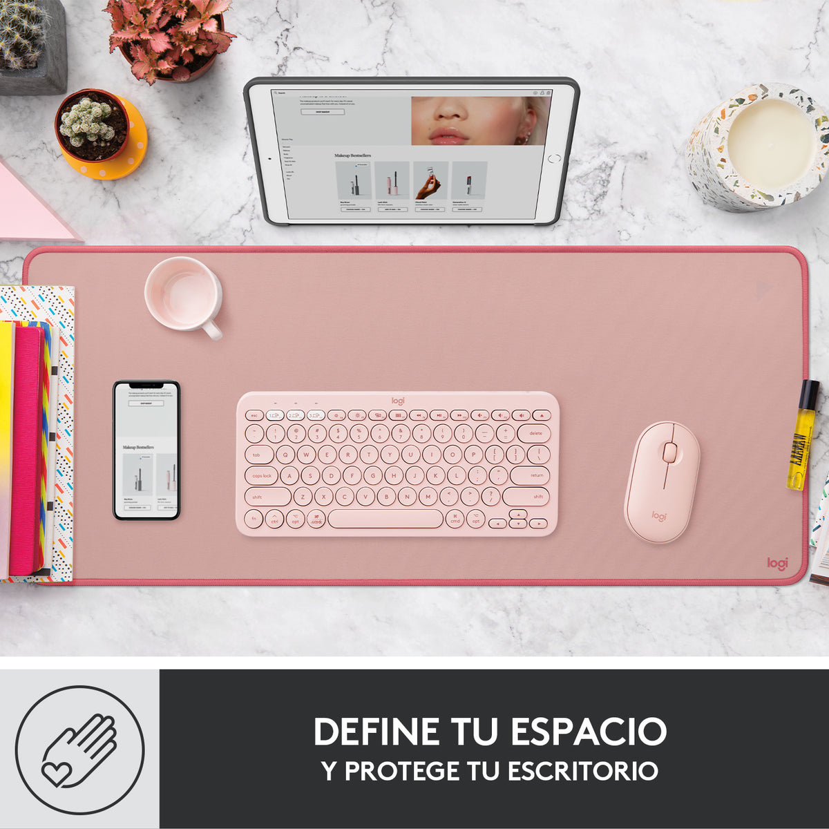Logitech Desk Mat Studio Series Tapis de Souris