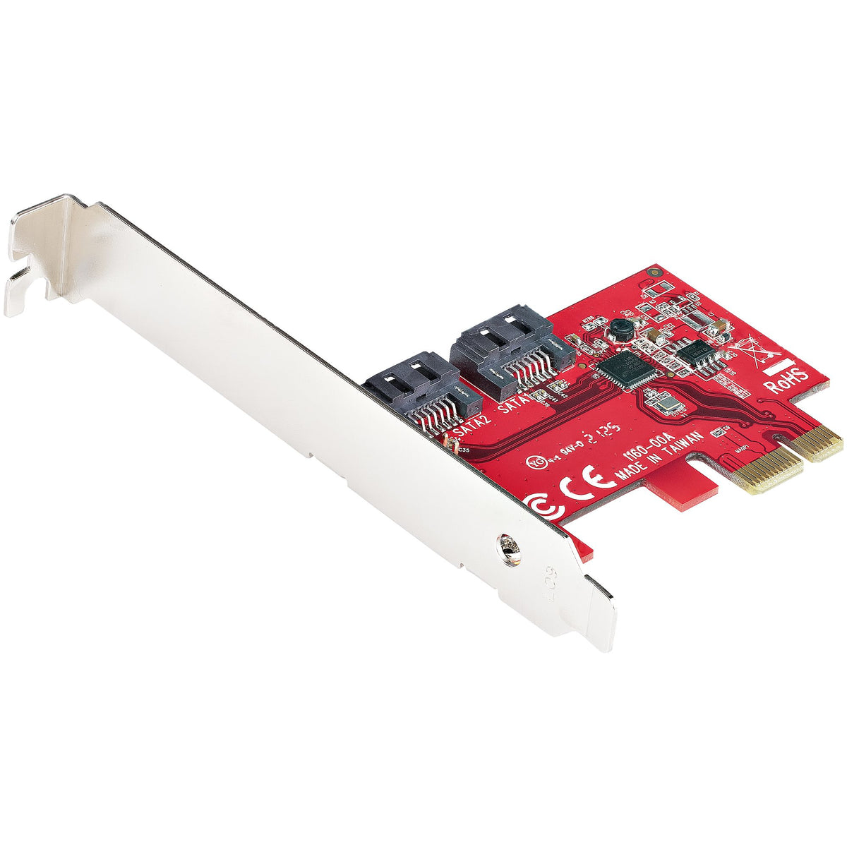 StarTech.com Carte Contrôleur PCIe SATA 2 ports 6Gbps ASM1166 Non-RAID