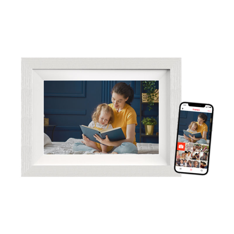 Braun DigiFrame 10W cadre photos numériques Blanc 25,6 cm (10.1") Écran tactile Wifi
