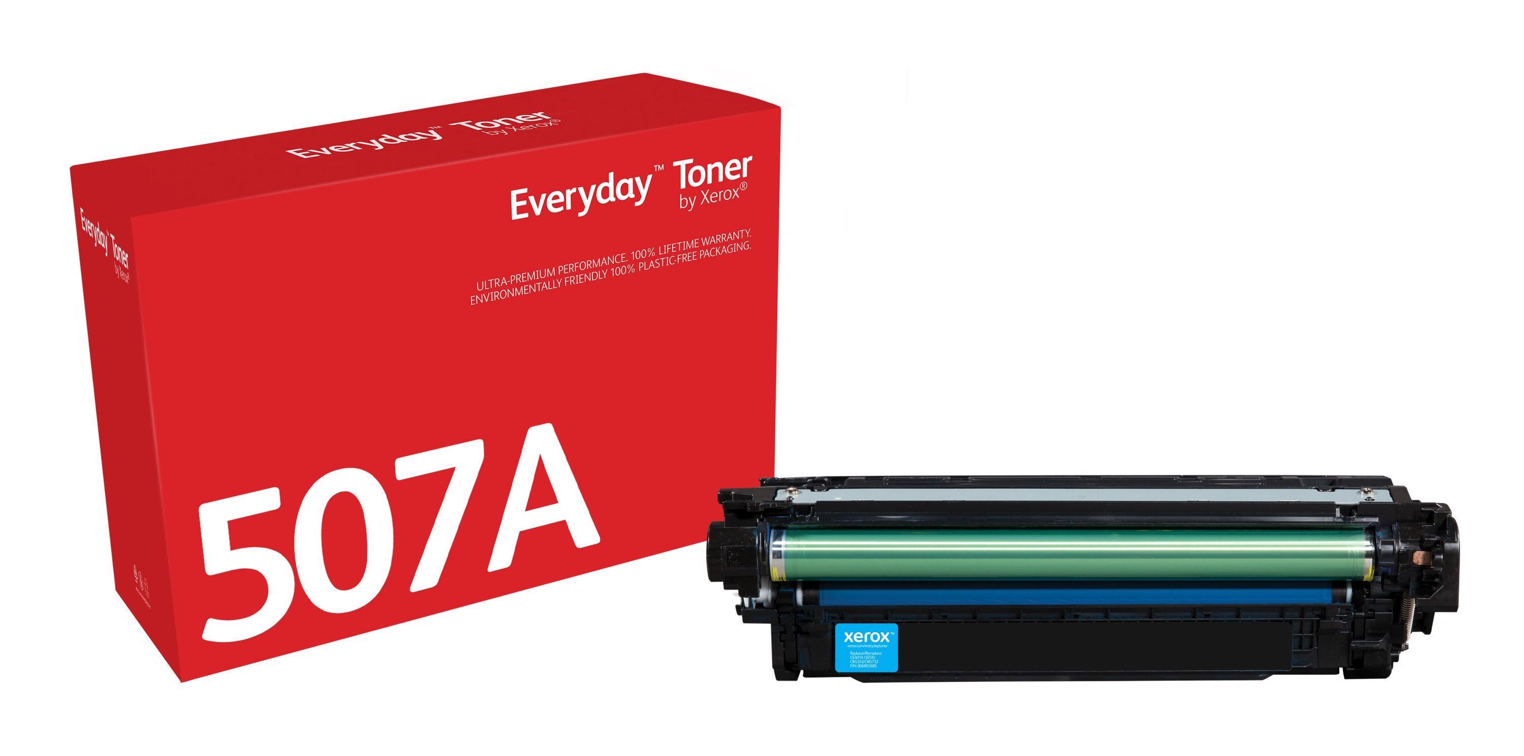 Toner Everyday™ Cyan de Xerox compatible avec HP 507A (CE401A), Capacité standard