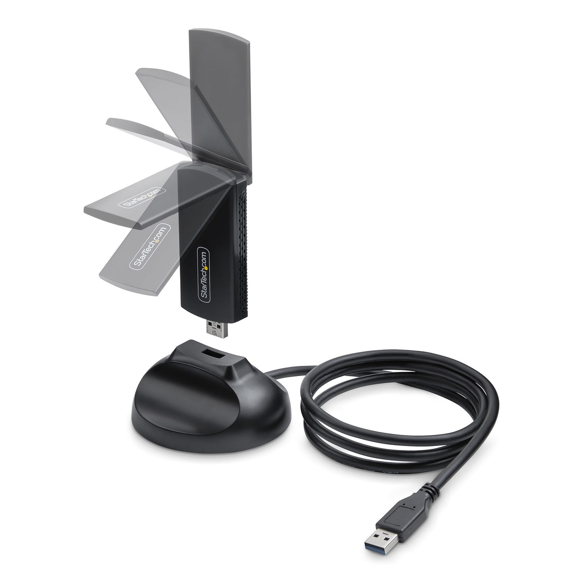 StarTech.com Adaptateur USB WiFi 6E Tri-Bande 2.4/5/6 GHz avec Antenne Pliable