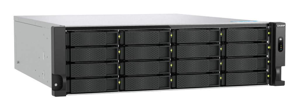 QNAP TS-H1677AXU-RP Serveur de stockage Rack (3 U) AMD Ryzen™ 7 7745 32 Go DDR5 0 To QNAP QTS Noir, Gris