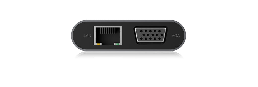 ICY BOX IB-DK4040-CPD Avec fil USB 3.2 Gen 1 (3.1 Gen 1) Type-C Anthracite, Noir - vue 5