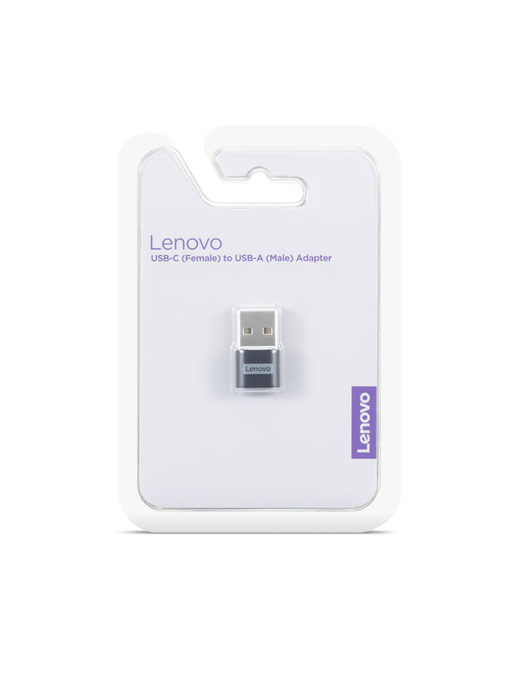 Lenovo 4X91C99226 changeur de genre de câble USB-C USB-A Noir - vue 5