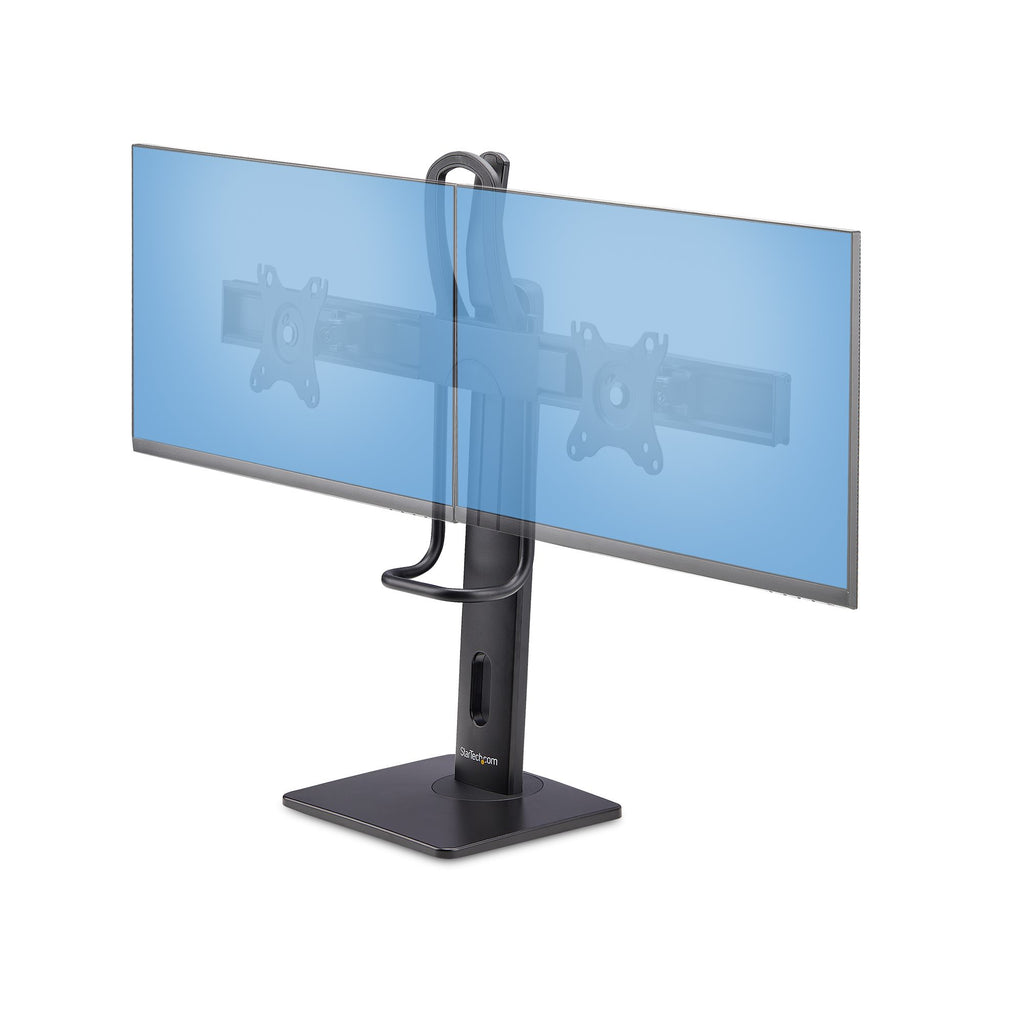 StarTech.com Support de Bureau pour Double Écrans 27 pouces, VESA 75x75/100x100, Réglage Hauteur Sans Outil