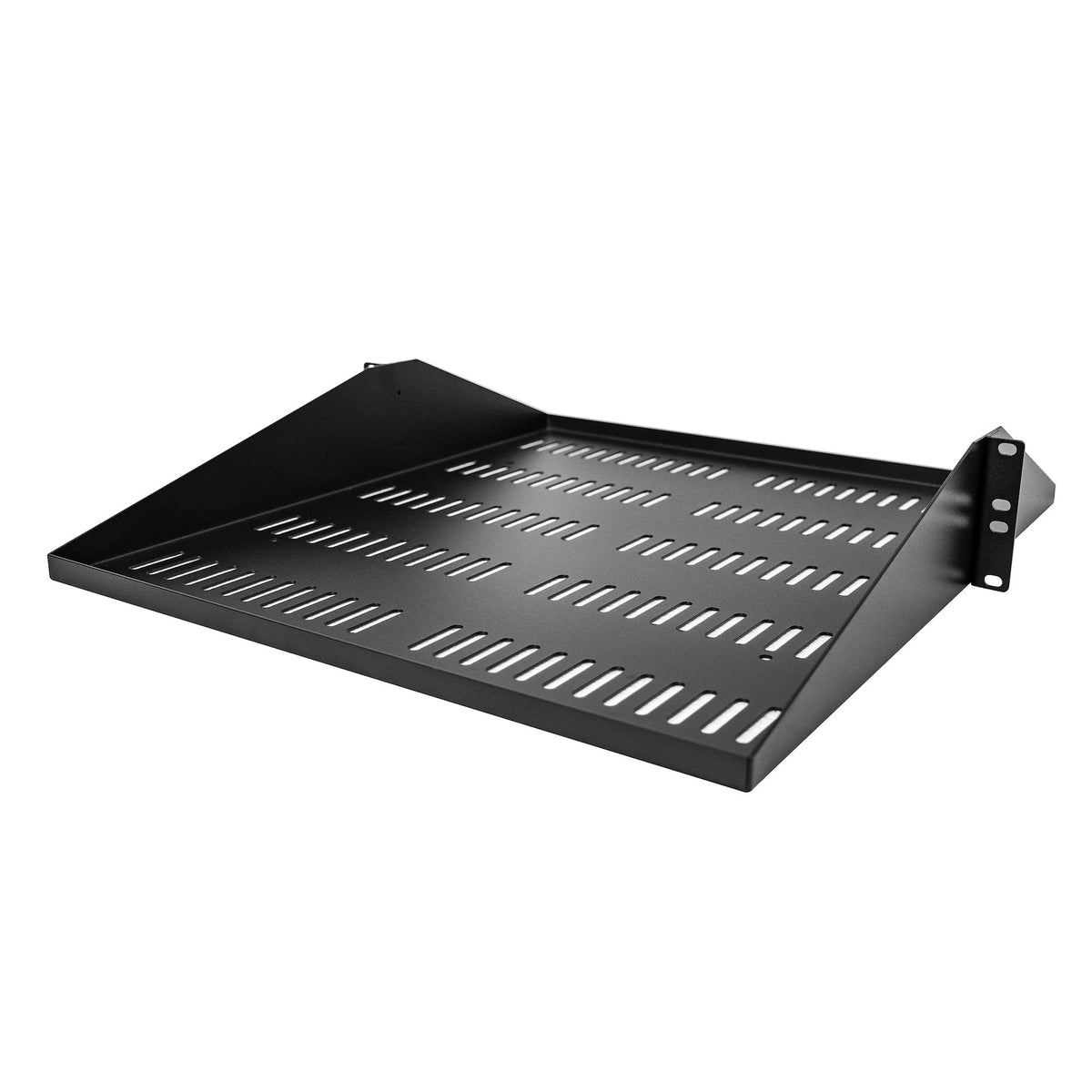StarTech.com Étagère Rack 19 pouces 2U Ventilé, Profondeur 50cm, Capacité 91kg, Noir