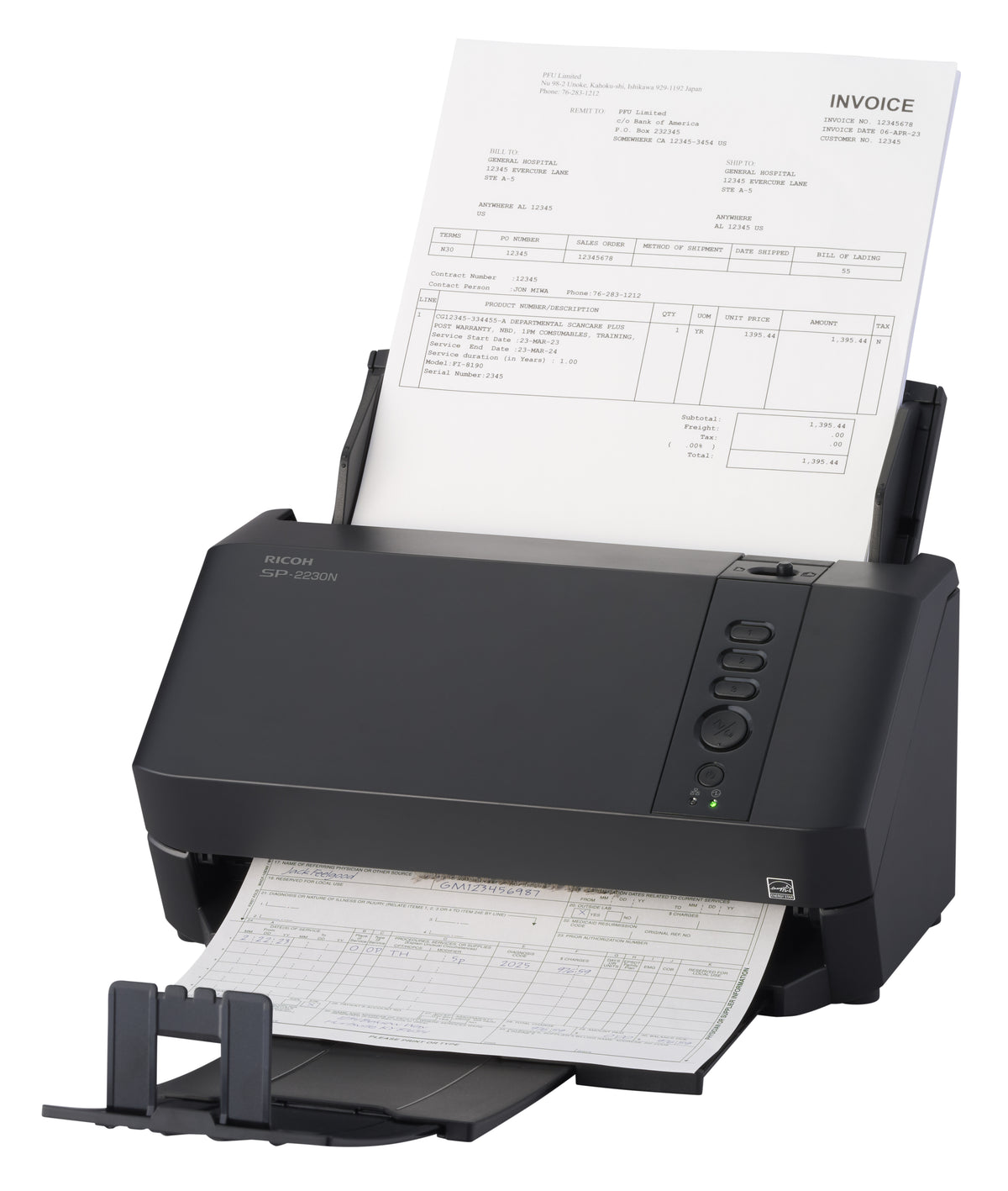 Ricoh SP-2230N Scanner ADF 600 x 600 DPI A4 Noir