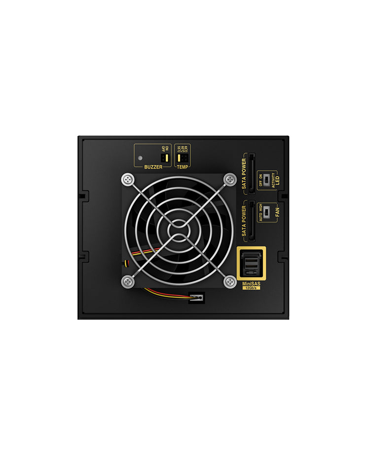 Boîtier de Disques IB-564SAS-12G pour 4 HDD 3.5", SAS et SATA, Noir