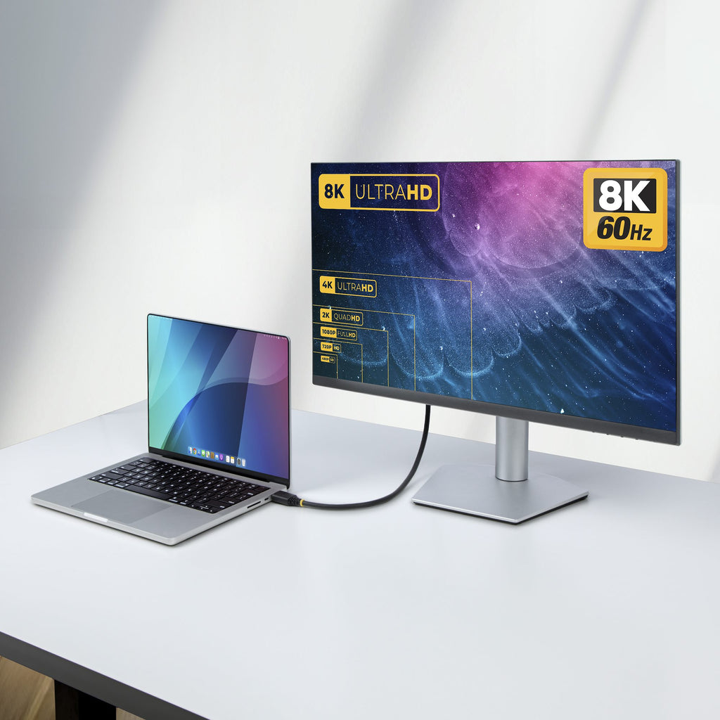 StarTech.com Câble HDMI 2.1 Ultra Haut Débit 8K 60Hz/4K 120Hz, 5m, 48 Gbps, HDR10+, eARC, Gaine TPE Flexible