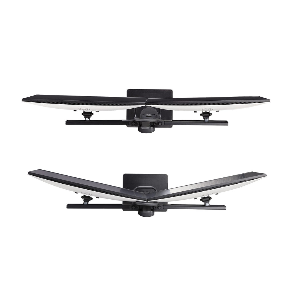 StarTech.com Support de Bureau pour Double Écrans 27 pouces, VESA 75x75/100x100, Réglage Hauteur Sans Outil