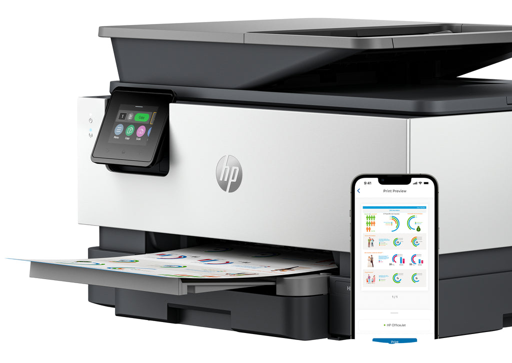 HP OfficeJet Pro 9122e Sans fil All-in-One Couleur Imprimante, Instant Ink; Impression recto-verso
