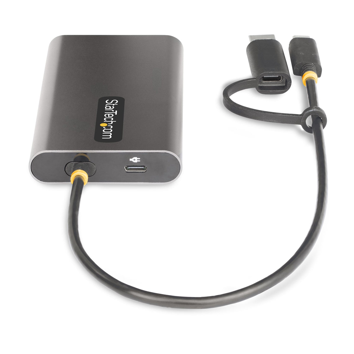 StarTech.com Adaptateur USB-C vers Double HDMI, 4K 60Hz, Power Delivery 100W, Câble 30cm