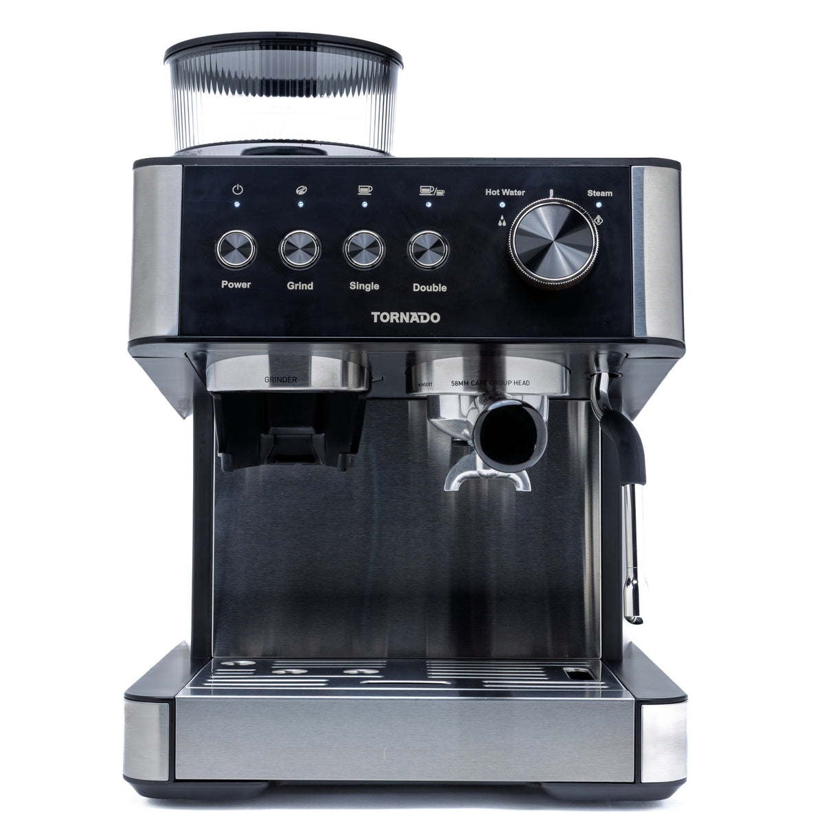 Machine à Expresso Semi-automatique TCM5431-GS, Réservoir 2,3 L, Argent