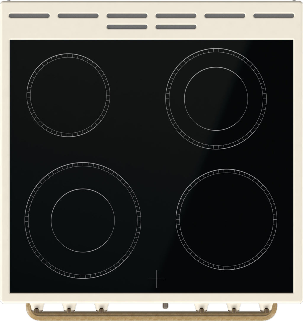 Gorenje GECS6B70CLI Cuisinière Céramique Beige